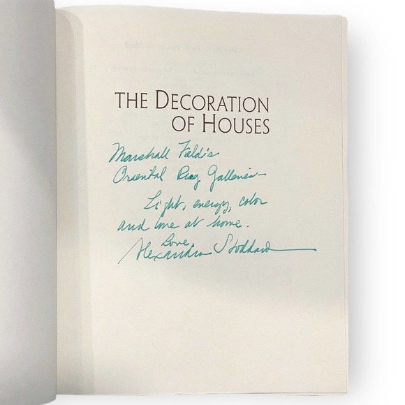 The Decoration of Houses: A Definitive Guide to Making… (2002 Paperback) Signed - Picture 2 of 6